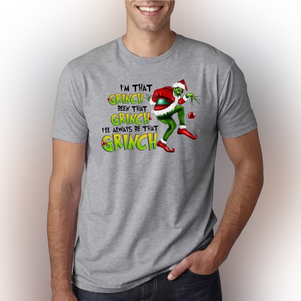 I’m That Grinch” Funny Christmas T-Shirt – Holiday Graphic Tee for Men & Women